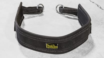 Spud Black Belt Squat Large Belt for Weight Lifting Strength Training and 