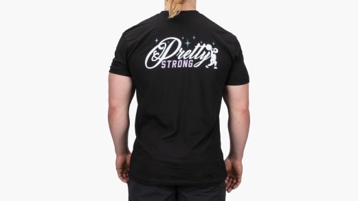 Mary Theisen-Lappen Pretty Strong T-Shirt - Black | Rogue Fitness