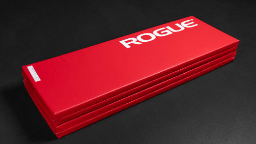Rogue Crash Mats - 4-Section Folding Gym Mats - Red | Rogue Fitness