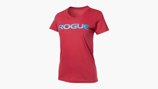 Rogue Women's Basic Shirt Red Aqua Rogue Fitness ES