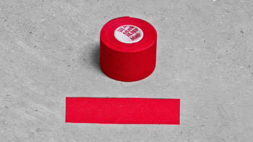 Mueller Athletic Tape – Nastro In Ossido Di Zinco Per Atletica, 100% Cotone, 1,5 X 10 Iarde (3,8 Cm X 9,1 M), Confezione Da 2 Rotoli, Colore Scarlatto