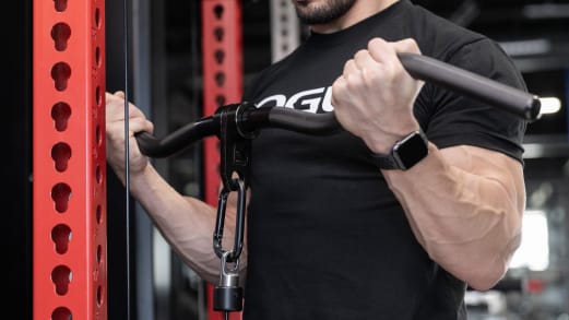 Rogue Curl Bar Cable Attachment | Made in the USA | Rogue Fitness