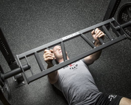 Swiss Bar Multi Grip Barbell Bench Press Rogue MG-3 Multi Grip