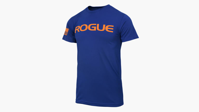 Rogue Basic Shirt - Navy/Orange