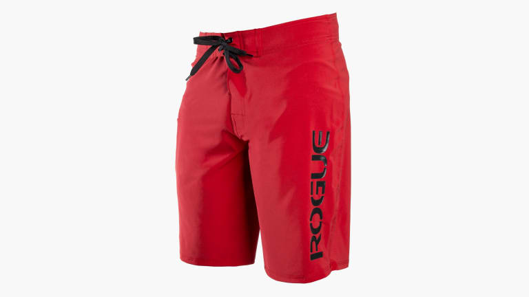 Rogue Boardshorts - Gym/Training Shorts - Red | Rogue Fitness