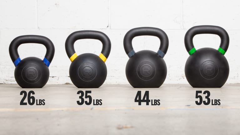 Kettlebell In PVC Da 16 Kg - Manico Largo 4,5 Cm, Finestra Per Gesso, Rivestimento Anti Odore E Anti Usura