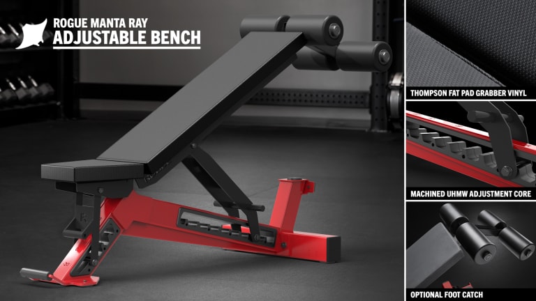 catalog/Strength Equipment/Strength Training/Weight Benches/Adjustable : Incline Benches/RF0983-BLACK-MG/2024 MG colors/RF0983-BLACK-MG-Red-H_yetdt4