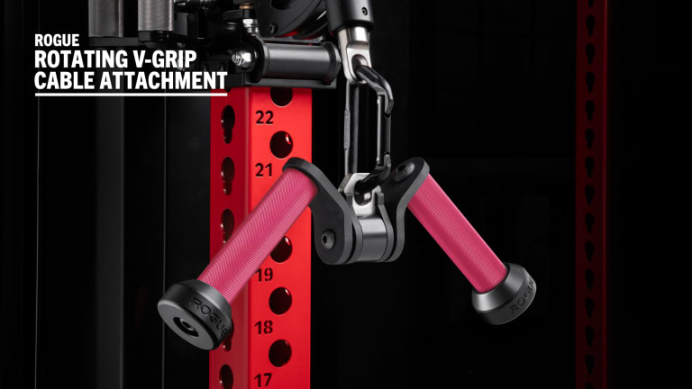 catalog/Strength Equipment/Training Accessories /RA3456/Rogue_Rotating_V-Grip_Cable_Attachment_-_Black_zxccyw