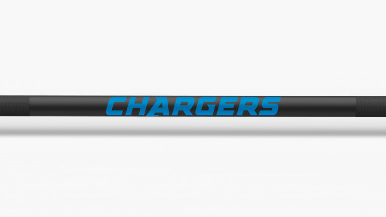 catalog/Weightlifting Bars and Plates/Barbells/Mens 20KG Barbells/NFL - Ohio Bar/Ohio Bar Pics/Ohio-Bar-Cardinals-NFL-Shaft-2_dcpja7