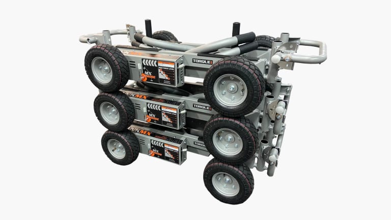 Torque Fitness Tank Weight Horns and Stacking Kit shown in use