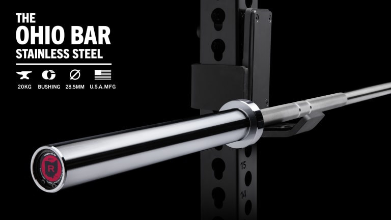 catalog/Weightlifting Bars and Plates/Barbells/Mens 20KG Barbells/2023 Ohio Bar Update/THE OHIO BAR - STAINLESS STEEL CHROME RA2889-SSDC/RA2889-SSDC-H_new_ksonjd