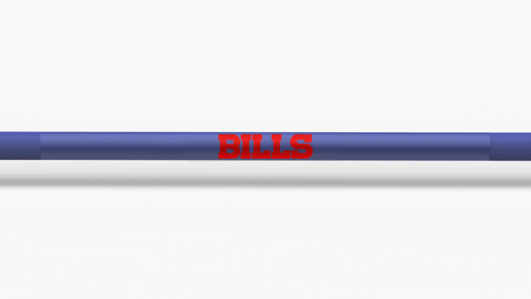 catalog/Weightlifting Bars and Plates/Barbells/Mens 20KG Barbells/NFL - Ohio Bar/Ohio Bar Pics/Ohio-Bar-Cardinals-NFL-Shaft-2_dcpja7