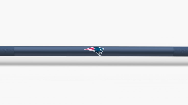 catalog/Weightlifting Bars and Plates/Barbells/Mens 20KG Barbells/NFL - Ohio Bar/Ohio Bar Pics/Ohio-Bar-Cardinals-NFL-Shaft-2_dcpja7