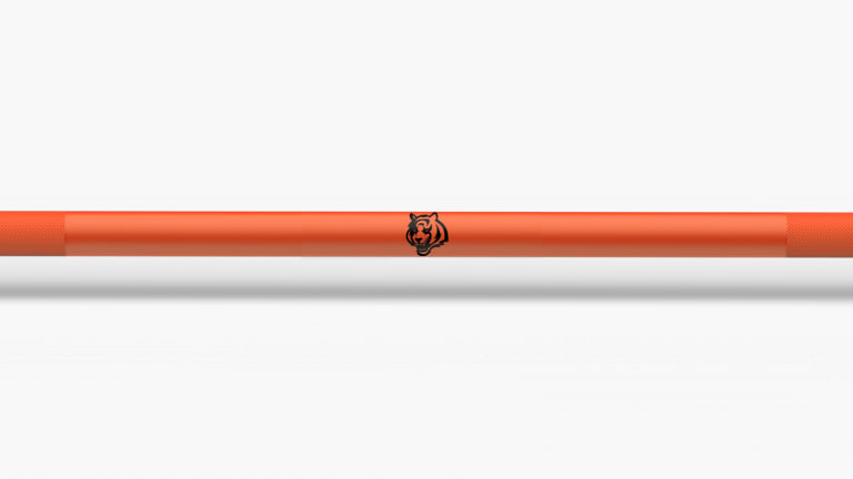 catalog/Weightlifting Bars and Plates/Barbells/Mens 20KG Barbells/NFL - Ohio Bar/Ohio Bar Pics/Ohio-Bar-Cardinals-NFL-Shaft-2_dcpja7