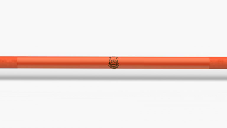 catalog/Weightlifting Bars and Plates/Barbells/Mens 20KG Barbells/NFL - Ohio Bar/Ohio Bar Pics/Ohio-Bar-Cardinals-NFL-Shaft-2_dcpja7