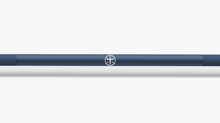 catalog/Weightlifting Bars and Plates/Barbells/Mens 20KG Barbells/NFL - Ohio Bar/Ohio Bar Pics/Ohio-Bar-Cardinals-NFL-Shaft-2_dcpja7