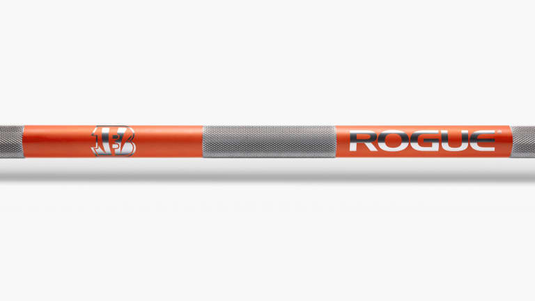 catalog/Weightlifting Bars and Plates/Barbells/Mens 20KG Barbells/NFL - Power Bar/Ohio-Power-Bar-NFL-Cardinals-Shaft-View-H_pifpeb