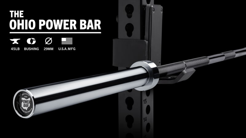 Rogue Ohio Power Bar (45 lb, Black Zinc)