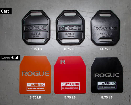 weights for plate carrier