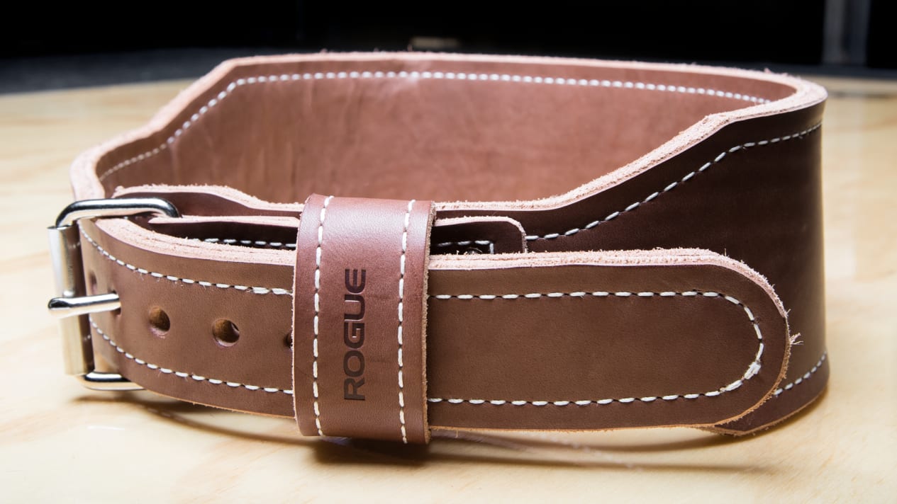 Rogue Oly Ohio Lifting Belt Weightlifting Vegetable Tanned Leather